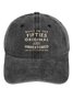 Men's /Women's Funny The Fifties Graphic Printing Regular Fit Adjustable Denim Hat
