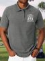 Men's It Takes A Lot Of Balls To Golf The Way I Do Funny Graphic Printing Regular Fit Casual Polo Collar Text Letters Polo Shirt