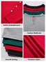 Christmas Graphic Women's V Neck Loose Sweatshirt