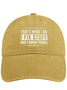 Men's /Women's  that's what i do i fix things and i know things  Denim Hat