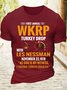 Men’s Cotton First Annual WKRP Turkey Drop With Les Nessman November 22 1978 T-Shirt