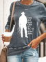 Women‘s Funny Word Every Girl Needs A Little Rip In Her Jeans Text Letters Sweatshirt