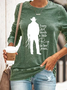 Women‘s Funny Word Every Girl Needs A Little Rip In Her Jeans Text Letters Sweatshirt