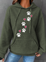 Simple Heart Dog Hoodie Cotton-Blend Hoodie