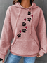 Simple Heart Dog Hoodie Cotton-Blend Hoodie