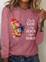 Blessed By God Loved By Jesus Led By The Spirit Casual Butterfly Shirt