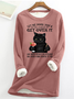 Let Me Pour You A Tall Glass Of Get Over It Oh And Here’s A Straw So You Can Suck It Up Funny Cat Crew Neck Fleece Sweatshirt