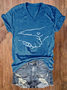 Funny Loose Vintage Cotton-Blend Dog T-Shirt