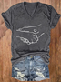 Funny Loose Vintage Cotton-Blend Dog T-Shirt