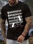 Men’s Cat Musical figures Cotton Casual T-Shirt