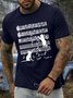 Men’s Cat Musical figures Cotton Casual T-Shirt