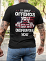 It Only Offends You Loose Cotton Casual T-Shirt