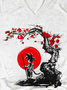 Women'S Toriyama Akira Printed Casual Text Letters Regular Fit V Neck T-Shirt
