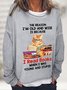 The Reason I'm Old And Wise Is Because I Read Books When I Was Young And Stupid Book Lovers Casual Sweatshirt