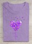 Alzheimer's Awareness Faith Cotton T-shirt