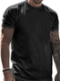 Men's Belief Letter Printing Short Sleeve T-shirt