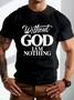 Men's Vintage Faith Print T-Shirt