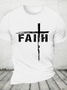 Faith Cross Cotton T-Shirt