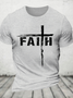 Faith Cross Cotton T-Shirt