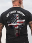 God Family Country Back Cotton T-Shirtw