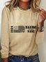 American Flag Print Casual Long Sleeve Shirt