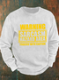 Warning Sarcasm Hazard Area Men's Casual Sweatshirt