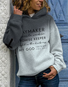 Women's Waymaker Miracle Worker Promise Keeper Light in the Darkness My God Print Casual Hoodie