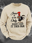 𝙅𝙚𝙨𝙪𝙨 𝙄𝙨 𝙩𝙝𝙚 𝙍𝙚𝙖𝙨𝙤𝙣 Men's Casual Sweatshirt