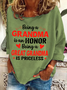 Being A Grandma Is An Honor Being A Great Grandma Is Priceless Casual Sweatshirt
