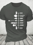 Sci-Fi Timeline Graphic Cotton T-Shirt