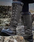 Plain Vintage Autumn Leather Outdoor Boots