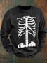 Skeleton Rib Cage Men's Casual Sweatshirt