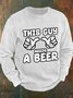 This Guy Needs A Beer Men's Casual Sweatshirt
