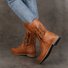 Plain Suede Autumn Riding Boots