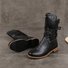Plain Suede Autumn Riding Boots