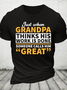 Grandpa Calls Him Great Cotton T-Shirt