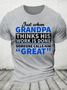 Grandpa Calls Him Great Cotton T-Shirt