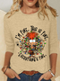Everything Is Fine Casual Long Sleeve Shirt