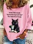 At Times I think To MyselfDrop The Book And Get Stuff Done!Then, I Laugh And Turn The Page Sarcastic Casual Sweatshirt