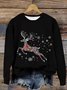 Gorgeous Christmas Reindeer Christmas Casual Sweatshirt
