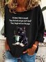 At Times I think To MyselfDrop The Book And Get Stuff Done!Then, I Laugh And Turn The Page Sarcastic Casual Sweatshirt