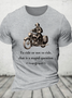 To Ride Or Not To Ride,The Bard Cotton T-Shirt