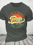 Retro Pops Like A Grandpa Only Cooler Cotton T-Shirt