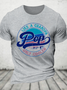 Retro Pops Like A Grandpa Only Cooler Cotton T-Shirt