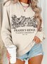 Retro historical inspired comfortable pullover sweatshirt