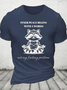 Inner Peace Begins With 4 Words Cotton T-Shirt