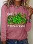 St. Patrick's Day With God All Things Are Possible Casual Long Sleeve Shirt