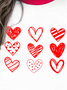 Women'S Valentine's Day Crew Neck Sweatshirt