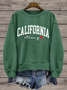 Women's California Strong Print Sweatshirt