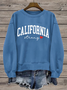 Women's California Strong Print Sweatshirt